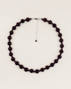 Rock Necklace in Garnet