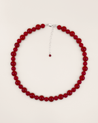 Rock Necklace in Red