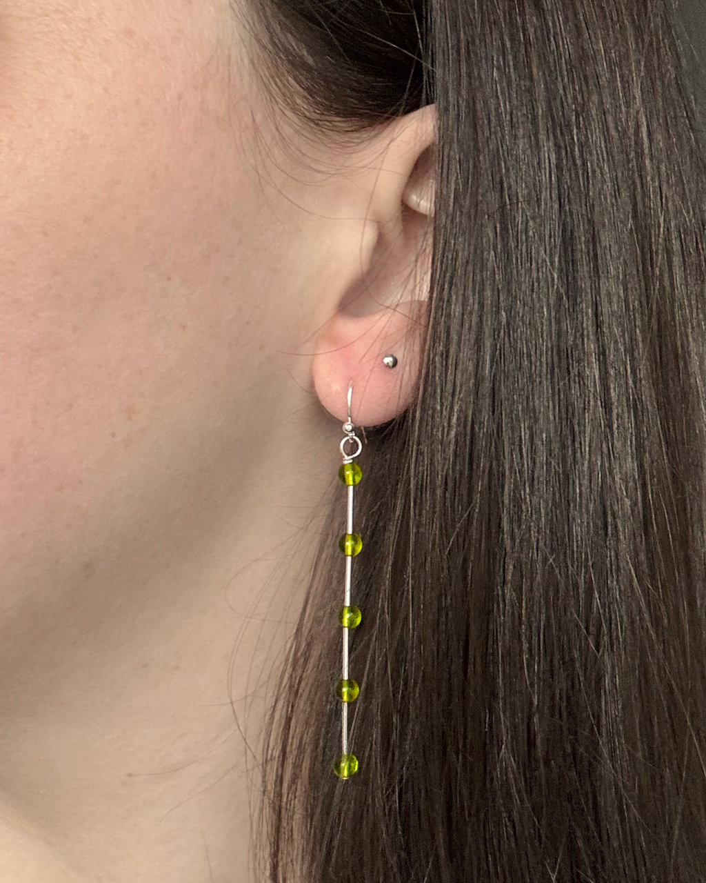 Candy Button Drops in Peridot